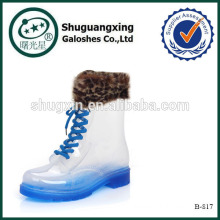 pvc rain over boots fish rain boots warm boots shoes|B-817